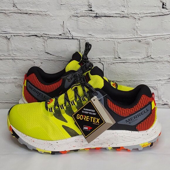 MERRELL 'NOVA 3 GORE-TEX' WEATHER/WATERPROOF TRAIL RUNNING REFLECTIVE SHOES - Picture 6 of 16